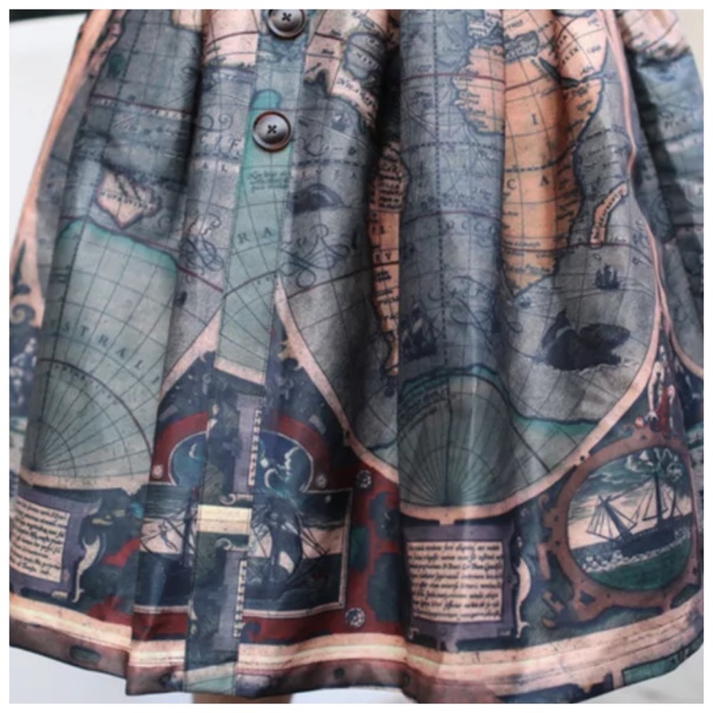 🌸 The LYNDAN Globe Midi Skirt - Picture 4 of 4